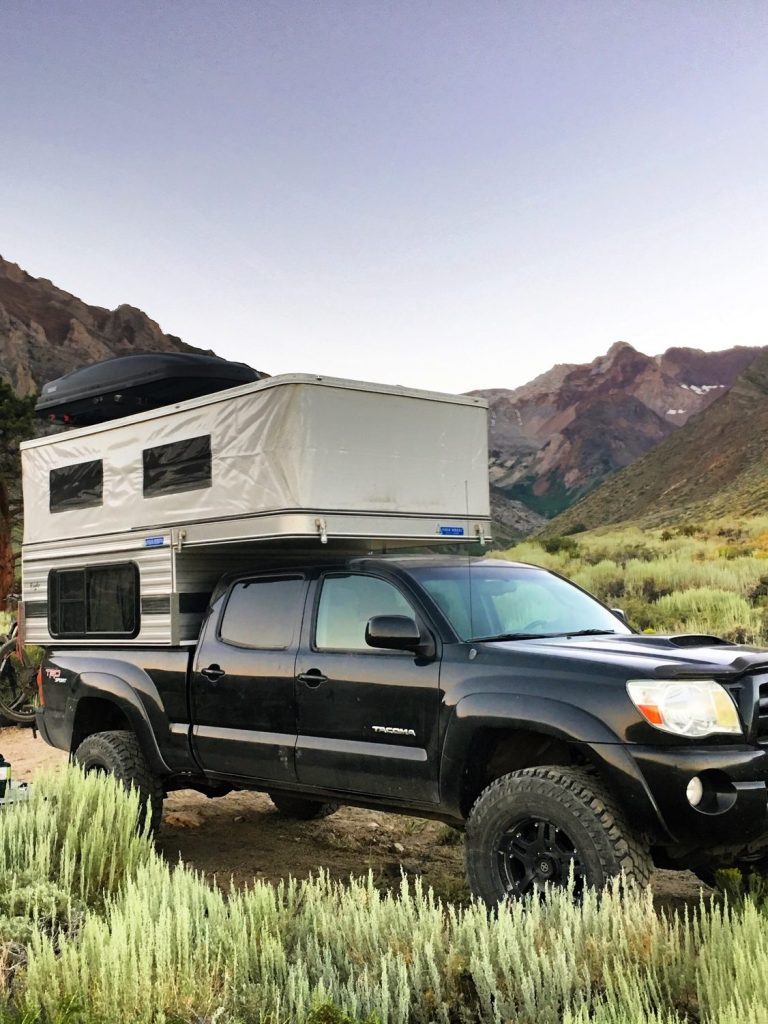 mid-size truck, mini truck, pop-up campers, four wheel campers, Four Wheel Pop-Up Campers, Jackson Hole, Wyoming