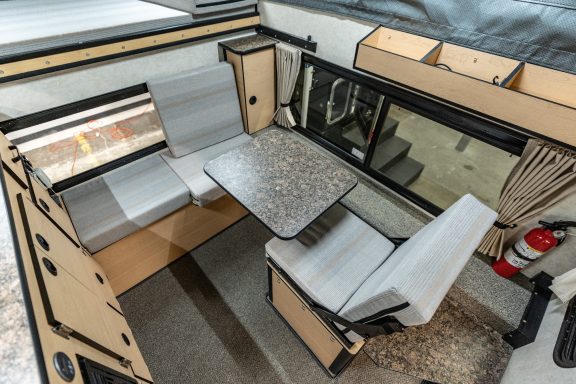 Hawk Pop-Up Camper, four wheel camper, full size, dinette