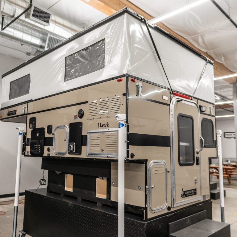 Hawk Pop-Up Camper, four wheel camper, full size camper, 6'5" camper, Four Wheel Pop-Up Campers, Jackson Hole, Wyoming